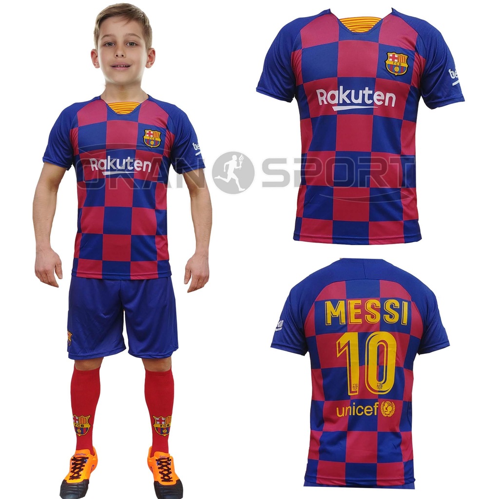 Barcelona Messi Çocuk Forma Takımı Forma Şort Çorap Hediyeli