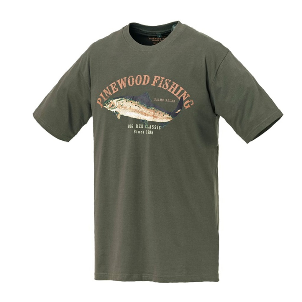 Pinewood 9456 Salmon Haki Yeşil T-Shirt- Beden L