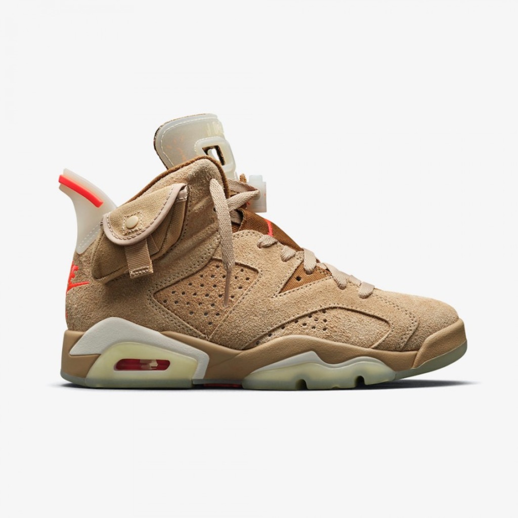 aj6 travis scott british khaki