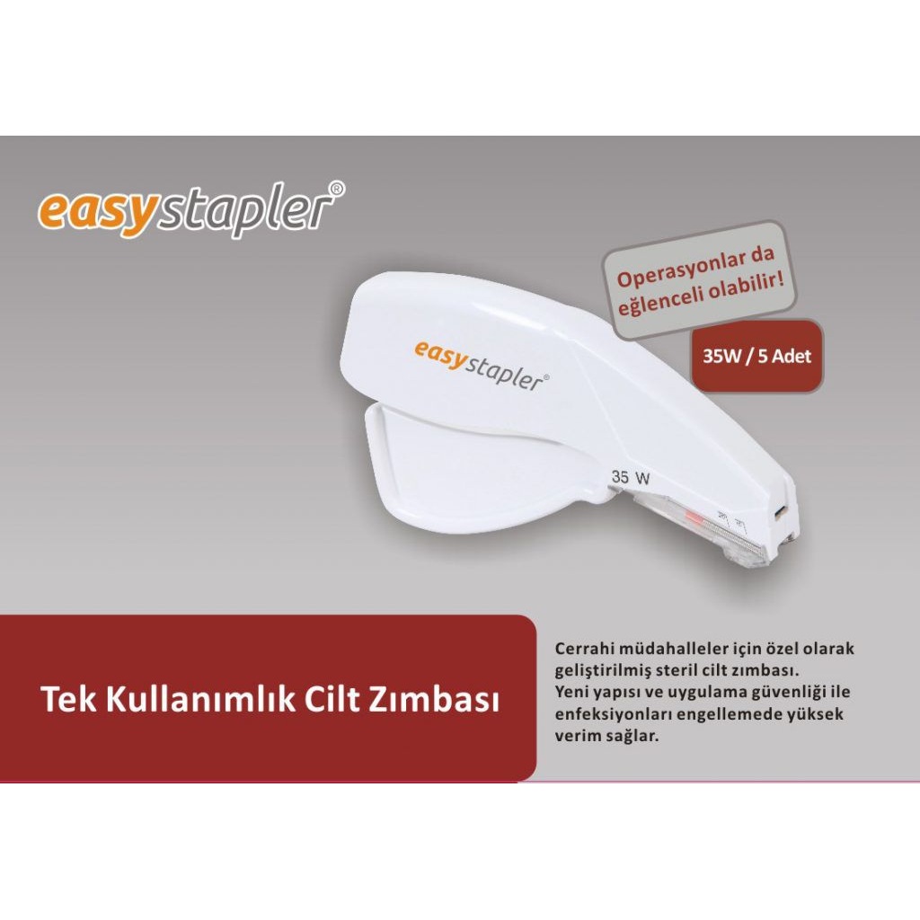 Stapler ( Cilt Zımbası ) - Easy Skin Stapler 2 Adet Tek Kullanıml