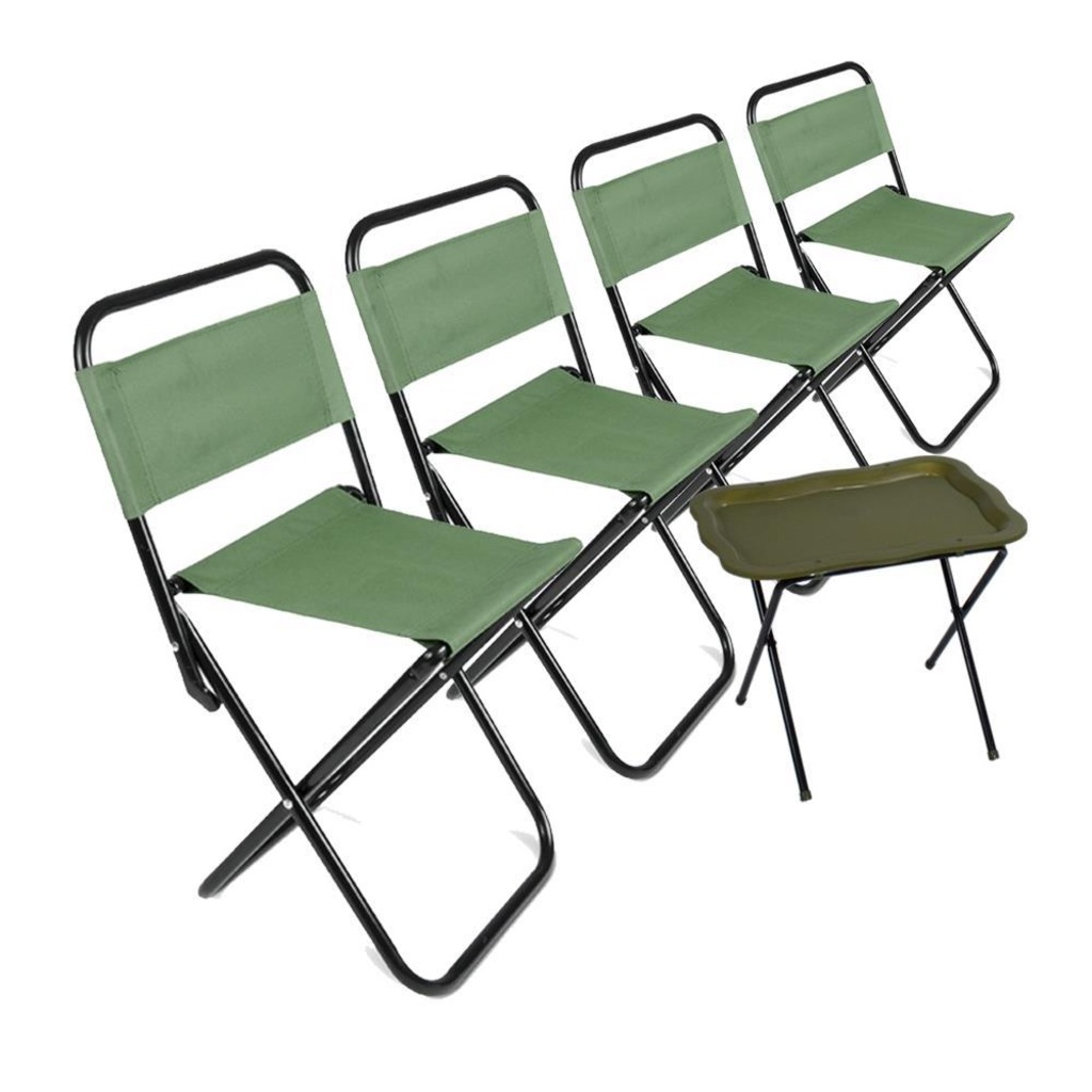 Romee Katlanır Sırtlı Kamp Piknik Taburesi 4 Adet Romee Katlanır Sırtlı Kamp Piknik Taburesi 4 Adet