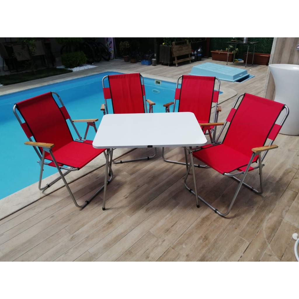 Ahsap Kollu Katlanir Piknik Masa Sandalye Set 4 Lu Kirmizi Beyaz Fiyatlari Ve Ozellikleri Ahsap Kollu Katlanir Piknik Masa Sandalye Set 4 Lu Kirmizi Beyaz Fiyatlari Ve Ozellikleri