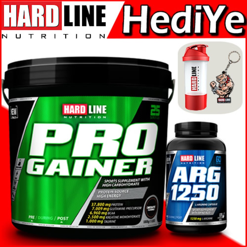 Hardline Progainer 5000 Gr +Arginine Arg 120 Kapsül Karbonhidrat