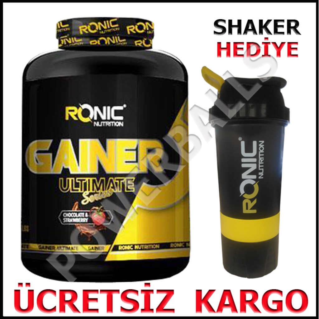Ronic Nutrition Gainer 3000Gr Çikolata-Çilek Aromalı Karbonhidrat