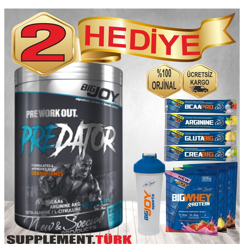 Bigjoy Predator Pre Workout 510 Gr Noxantrenmn Öncesi