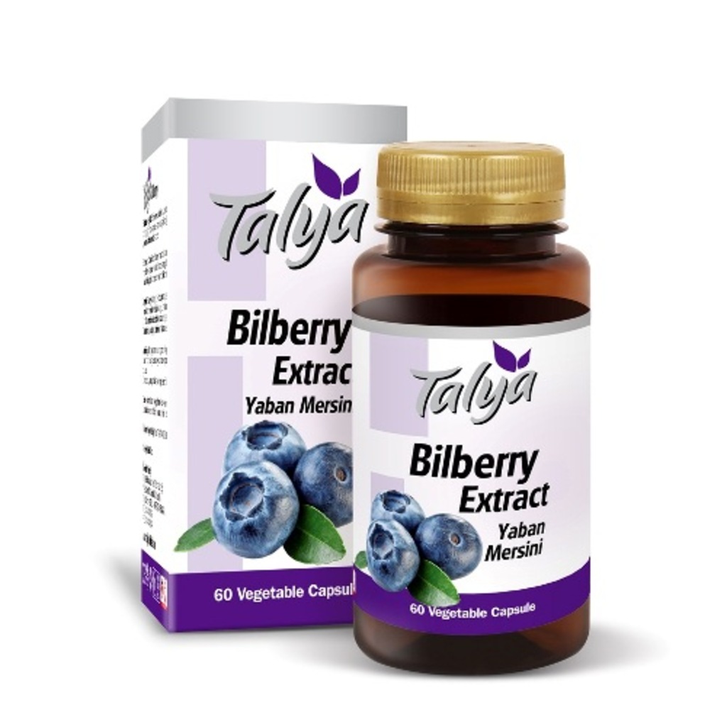 Talya Bilberry Yaban Mersini Extract 425 mg 60 Kapsül