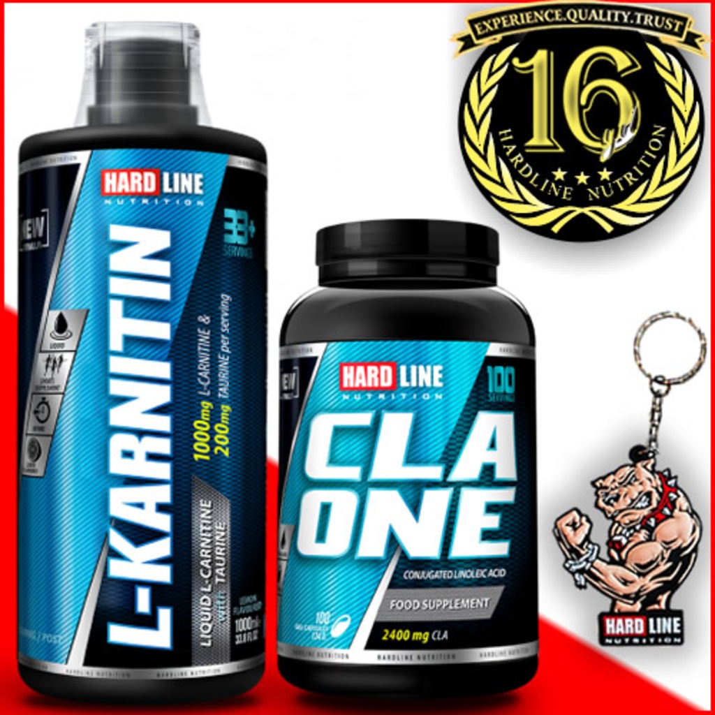 Hardline L-Karnitin 1000 Ml Carnitin + Hardline Cla 100 Kapsül