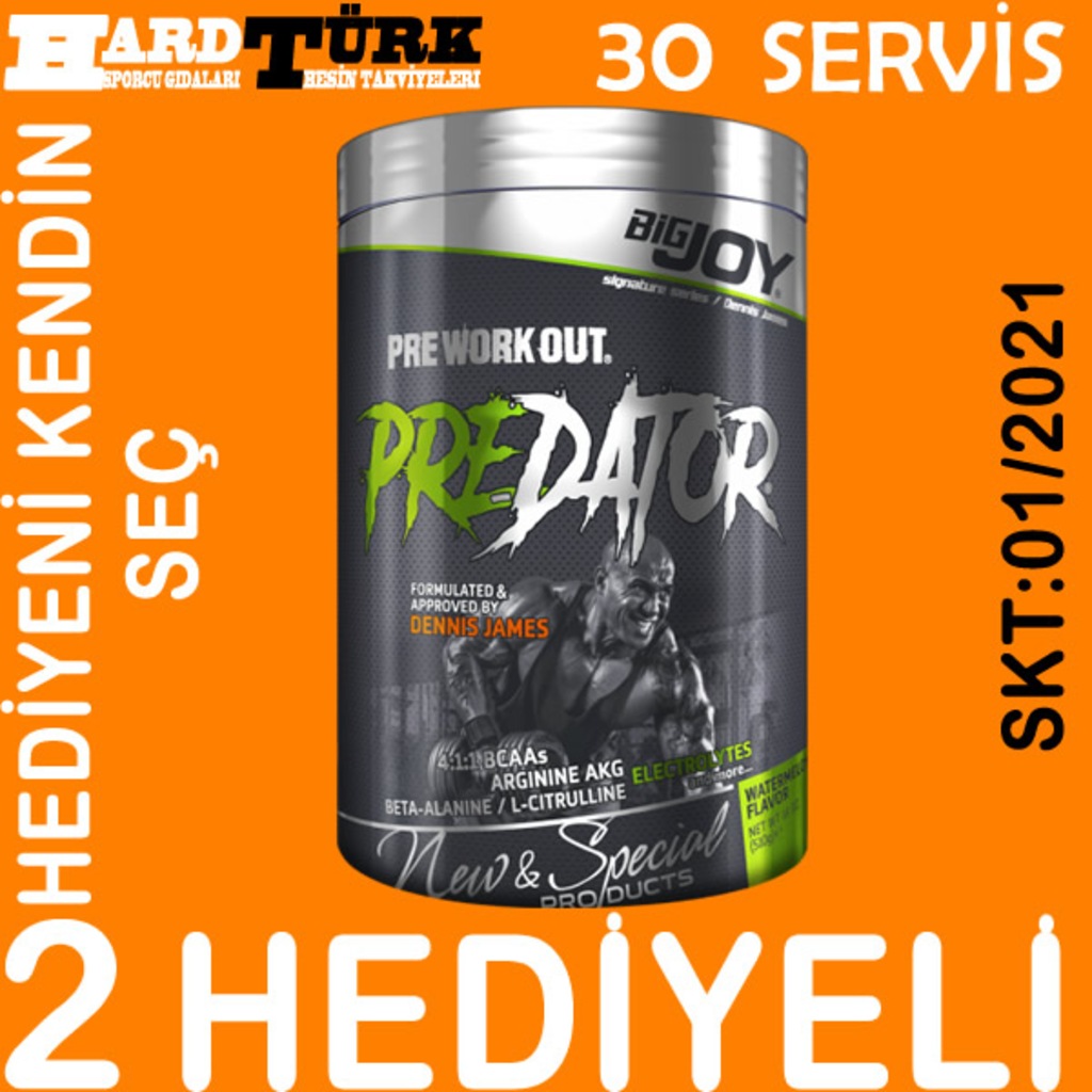 Bigjoy Bigjoy Predator Pre Workout 510 Gr Nox Pump 2 Faklı