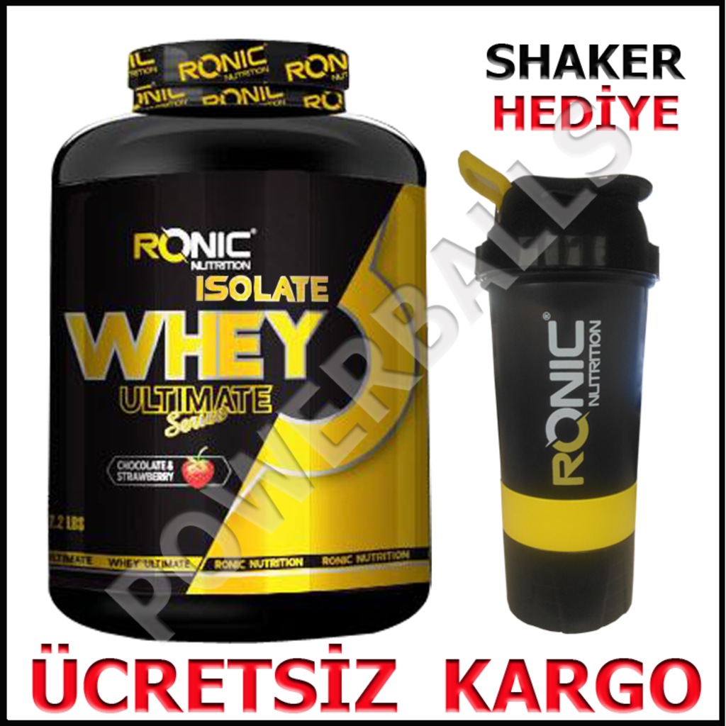 Ronic Nutrition isolate Whey 2270 Gr Protein Tozu Çilek Aromalı