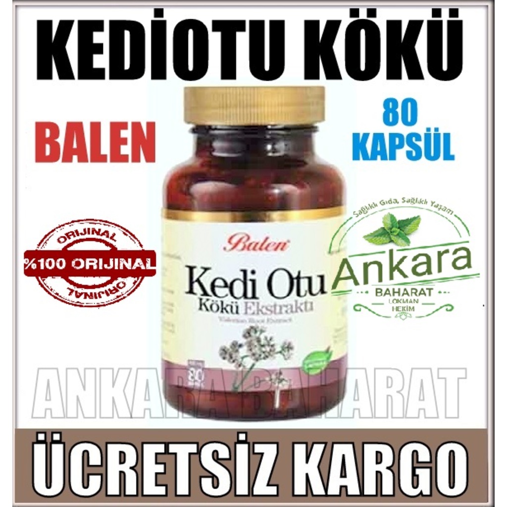 Kedi Otu Kapsul Balen Kediotu Koku Valerian Root 80 Kapsul Fiyatlari Ve Ozellikleri