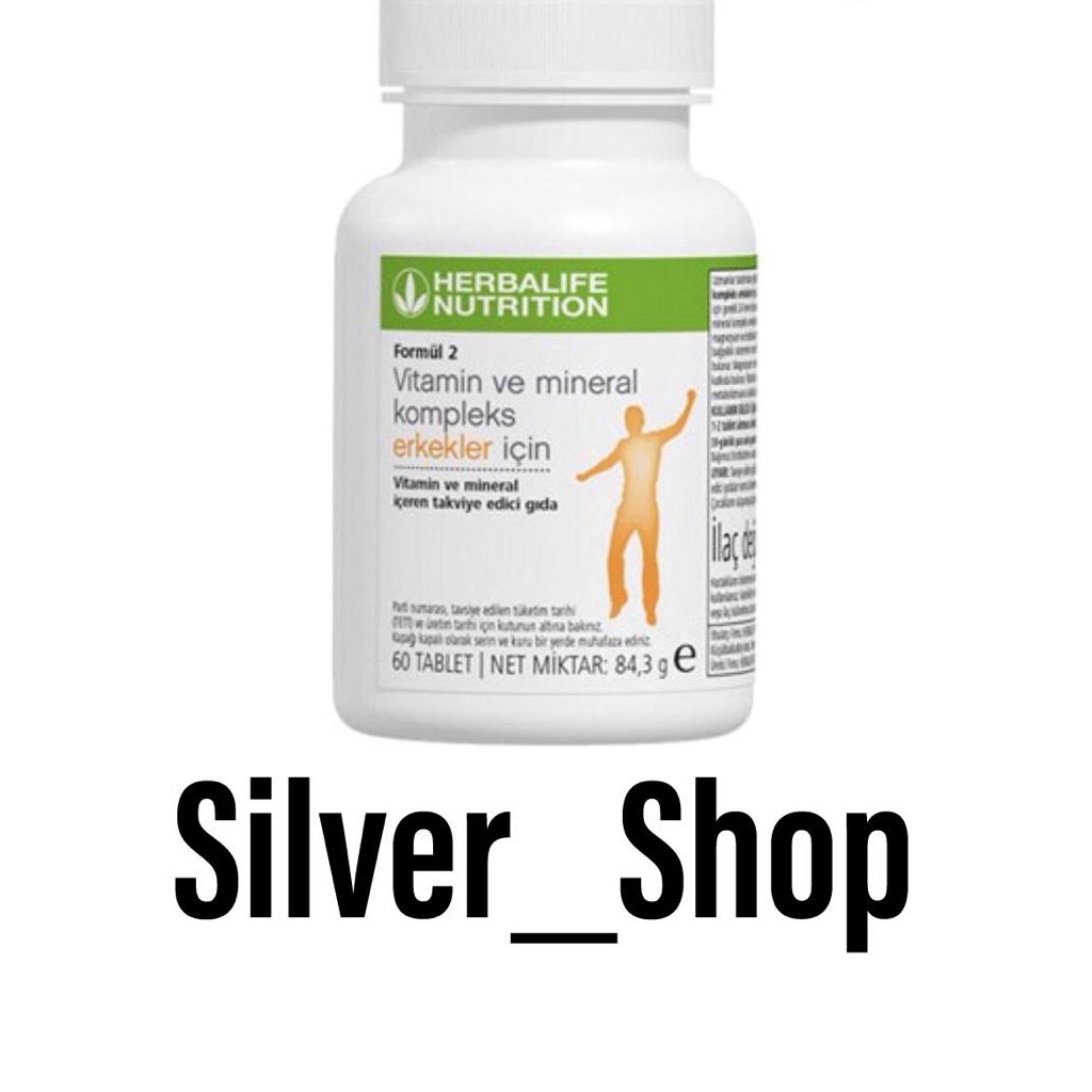 HERBALIFE Formül 2 Vitamin ve Mineral Kompleks Erkekler İçin