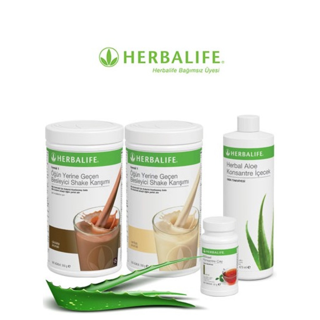 HERBALİFE SET "2SHAKE+ÇAY+ALOEVERA"