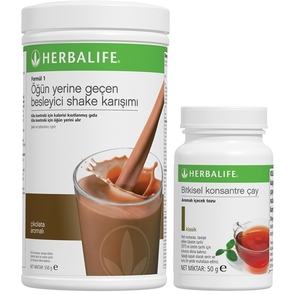 Herbalife Set Seçimli Shake + Seçimli Çay