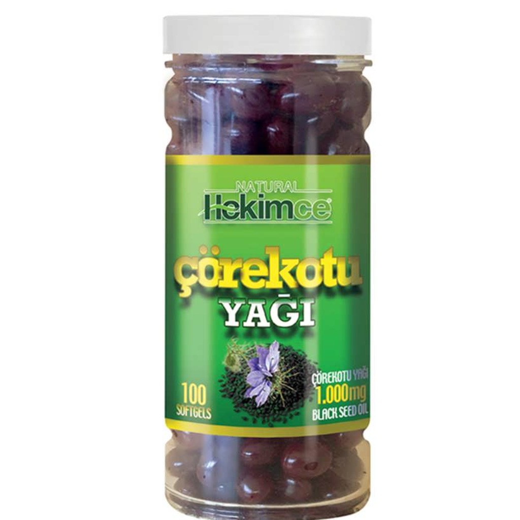 Natural Hekimce Corek Otu Yagi Kapsulu Softjel 100kapsul 1000mg Fiyatlari Ve Ozellikleri