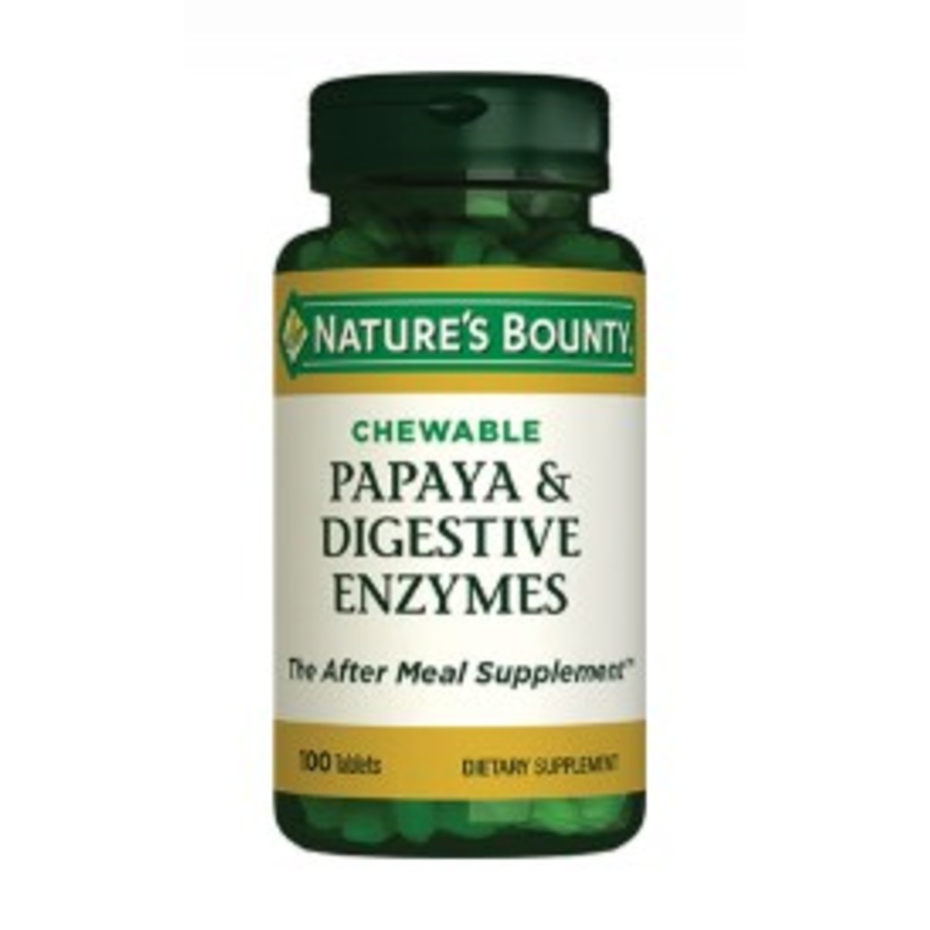 Natures (Nature's) Bounty Papaya Digestive Enzymes 100 tablet Fiyatları