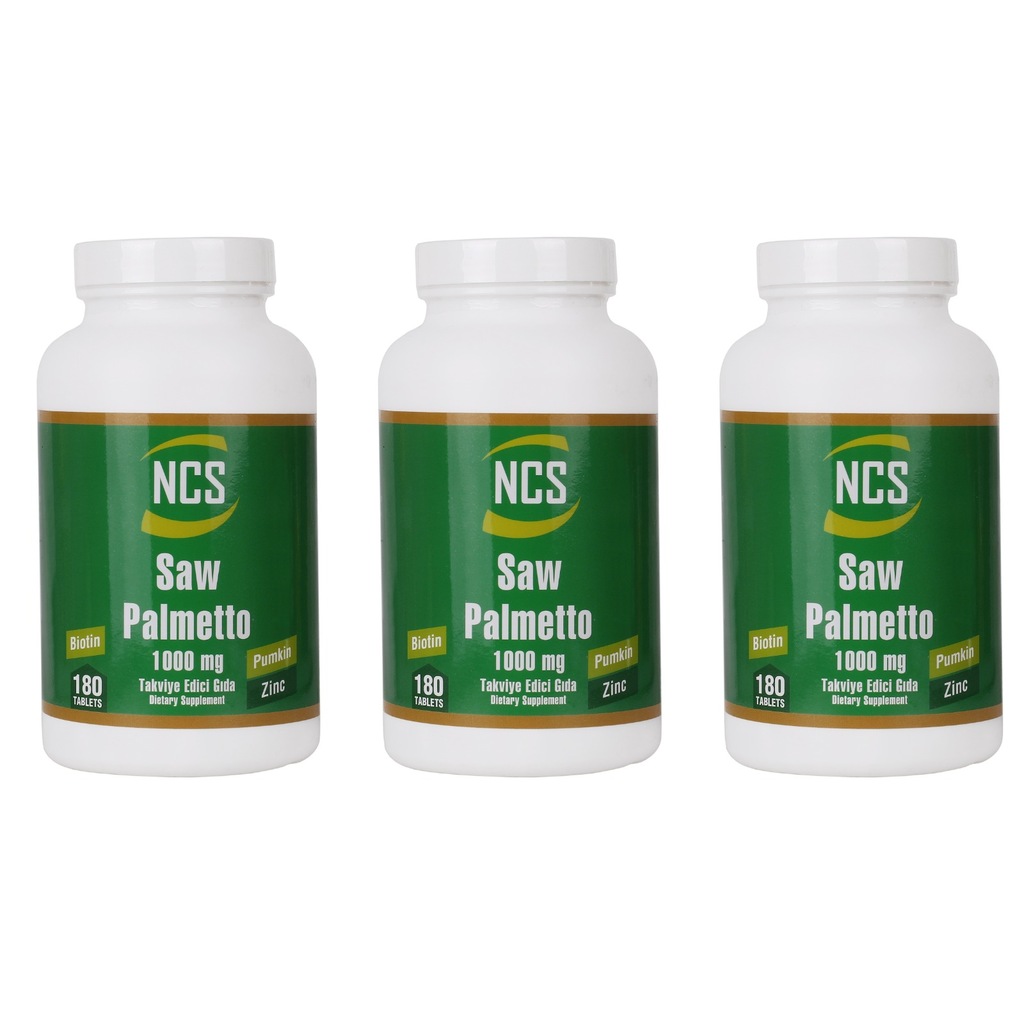 Ncs Saw Palmetto 1000 Mg Pumpkin Biotin Zinc Complex 540 Tablet