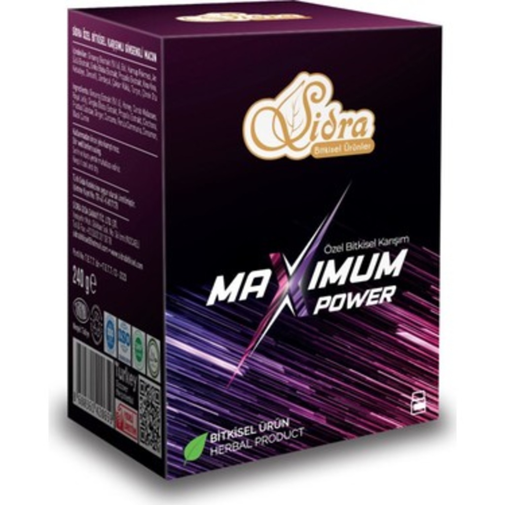 SİDRA MAXIMUM POWER 240 GRAM BİTKİSEL KARIŞIM