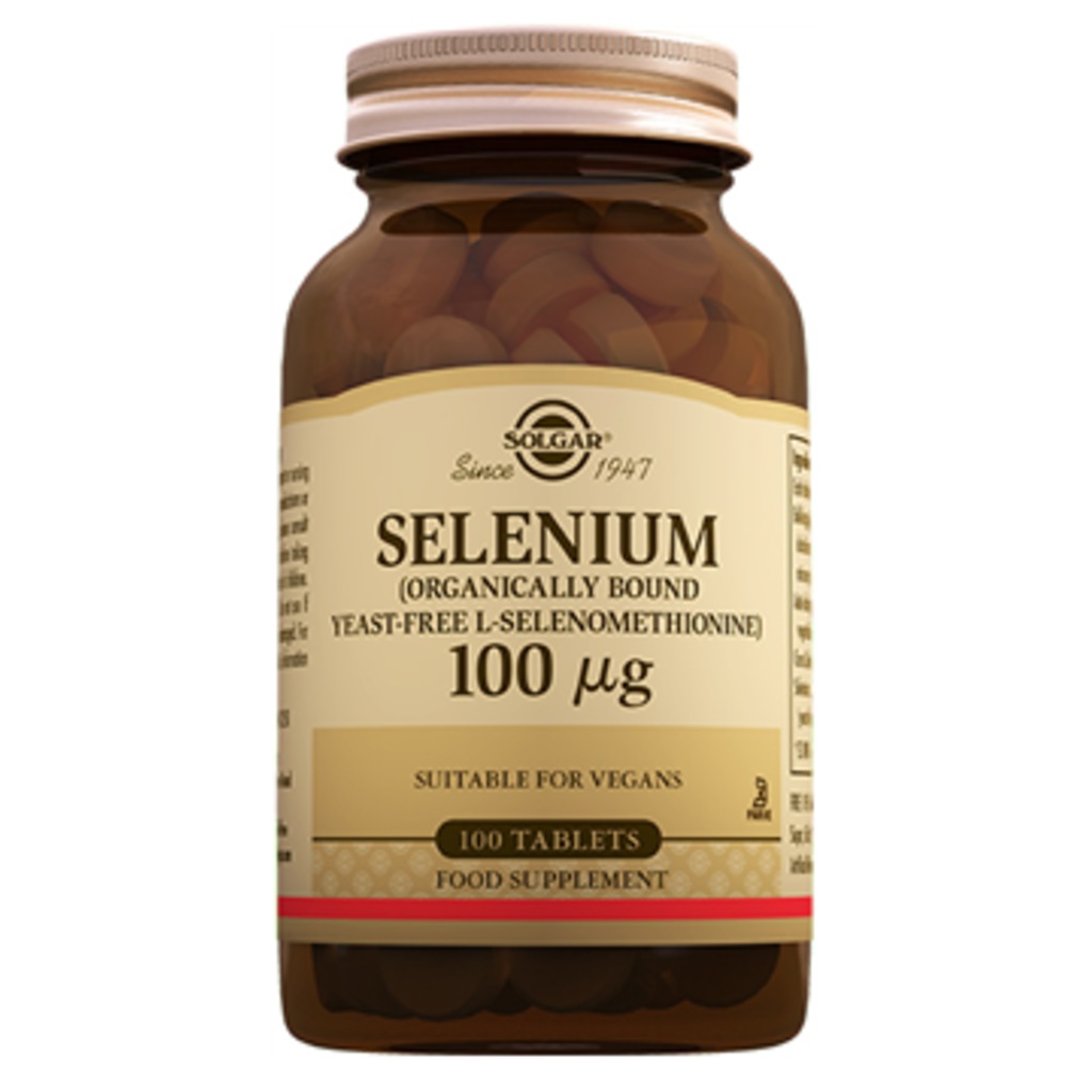 Solgar Selenium (seleno) 100 Mg 100 Tablet