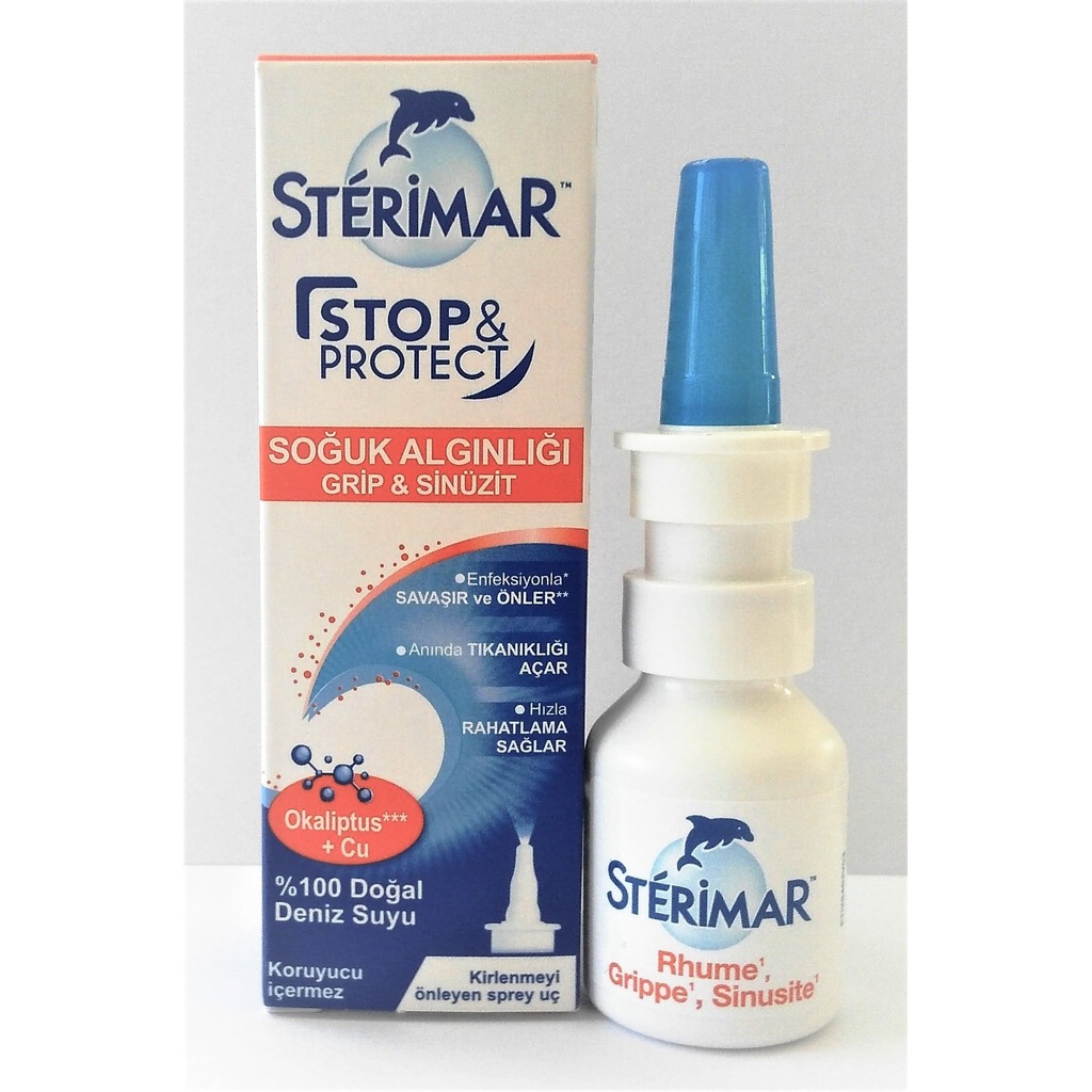 Sterimar Stop&amp;protect Soğuk Algınlığı Burun Spreyi 20 Ml