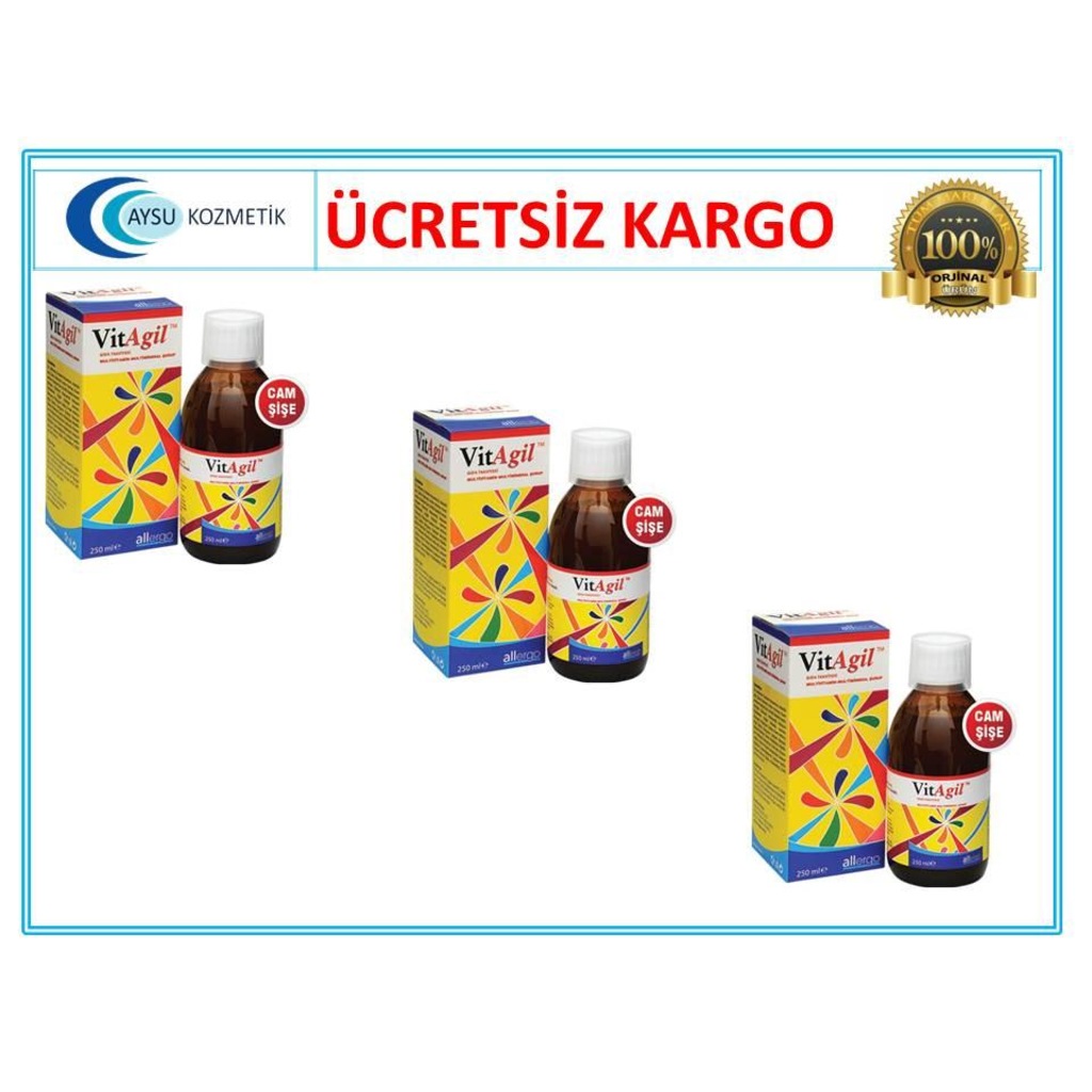 Vitagil Şurup 250 ml 3'lü Paket Fiyatları ve Özellikleri