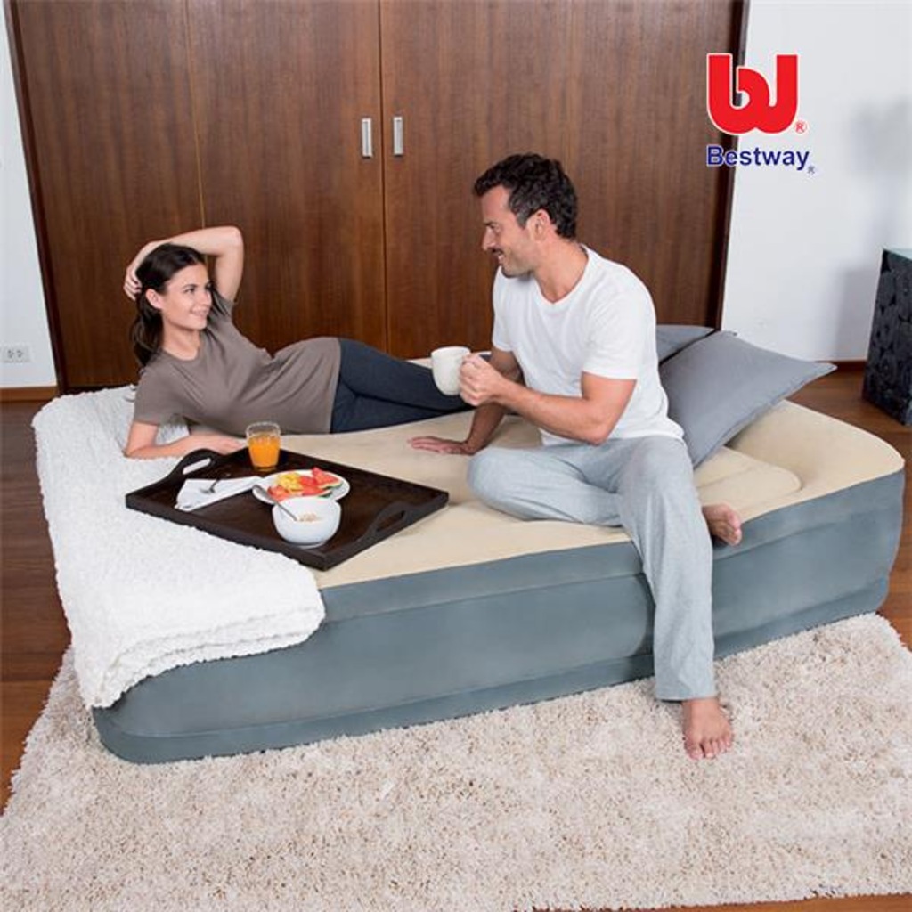 Bestway 67534 Çift Kişilik Büyük Boy Şişme Yatak 220V