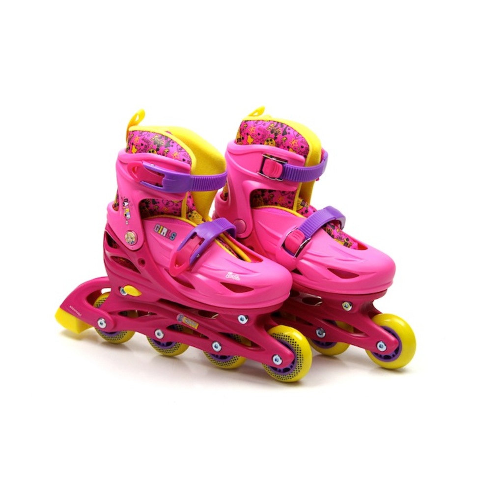 Barbie Alıştırma Pateni 2 in 1 Ayarlanabilir Paten