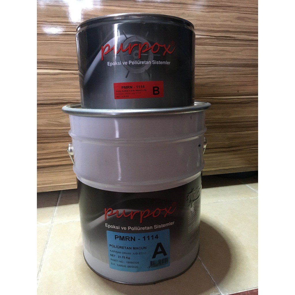Purpox Marine PU 114/A Tekne Macunu Takım 25 Kg
