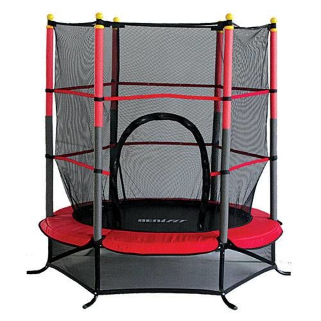 Fileli Trambolin Çocuk Trambolini 140 x 180 Cm Büyük Boy