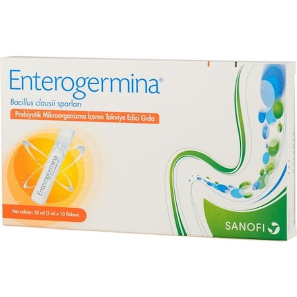 Enterogermina Yetişkin Probiyotik 5 ml x 10 Flakon SKT: 09/2020