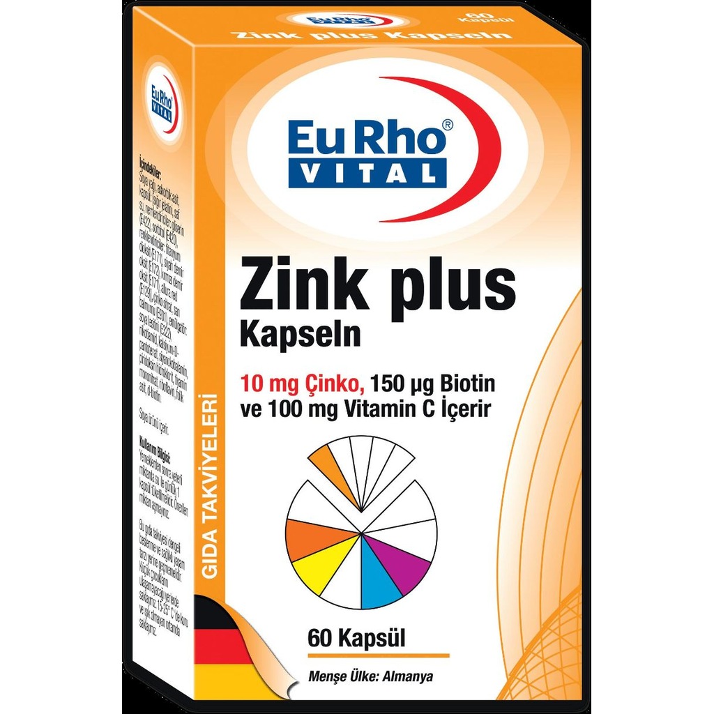 Eurho Vital Zink Plus 60 Kapsül Fiyatları Ve Özellikleri