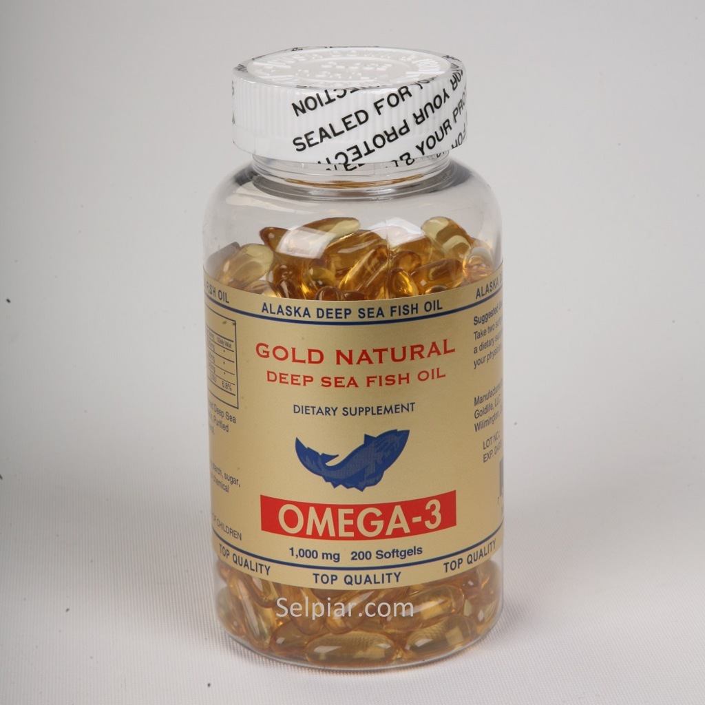 Gold Natural Omega 3 / 200 kapsül SKT:12/2022