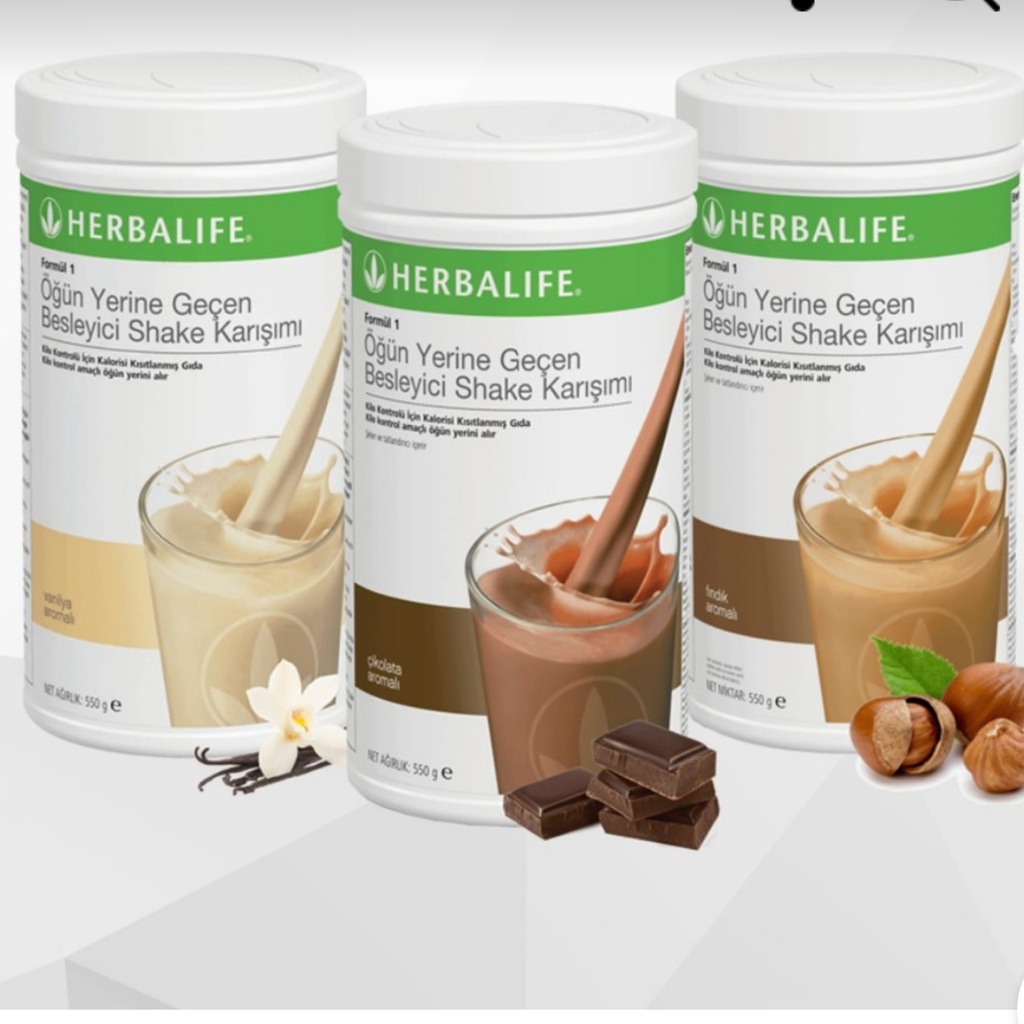 HERBALİFE Formül 1 Besleyici SHAKE ler.