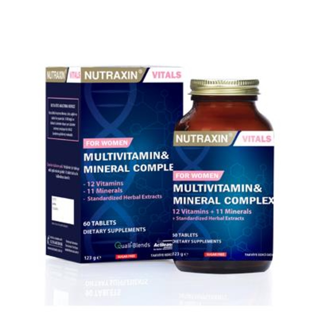 Nutraxin Women Multivitamin Mineral Complex Kadınlara Özel 60 Tab