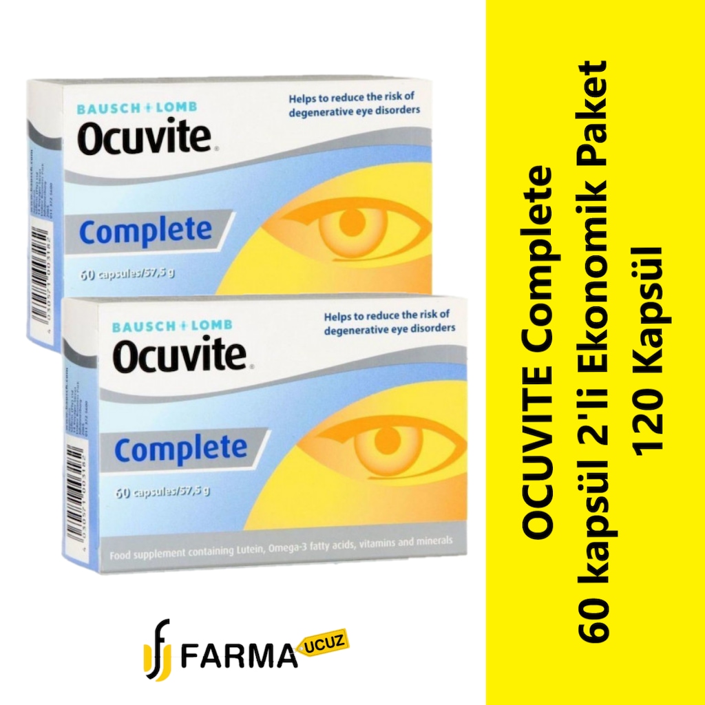 Ocuvite Complete 60 Kapsul 2 Li Ekonomik Paket 120 Kapsul Fiyatlari Ve Ozellikleri Ocuvite Complete 60 Kapsul 2 Li Ekonomik Paket 120 Kapsul Fiyatlari Ve Ozellikleri