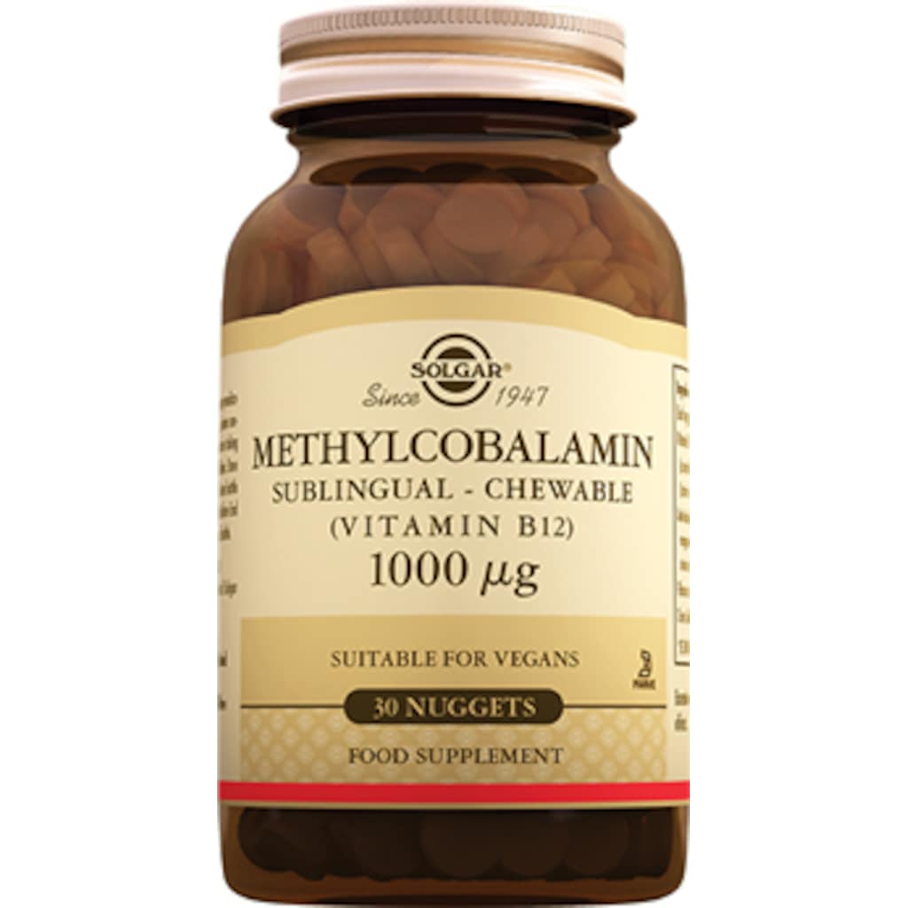 Solgar Methylcobalamin (vitamin B12) 1000 Mcg 30 Nuggets 05/2021 - N11.com