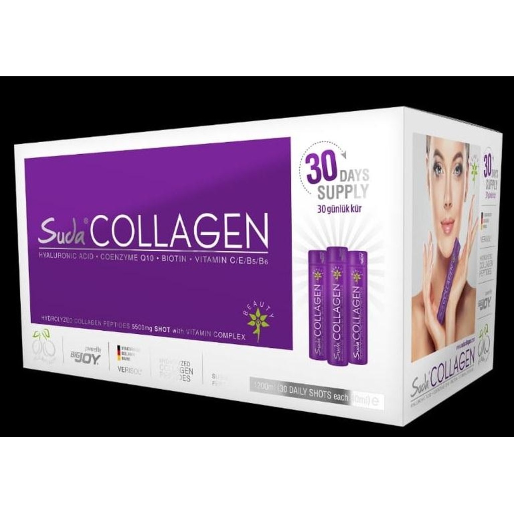 Suda Collagen 40ml x 30 Adet SKT 06.2021 ( 1 AYLIK KULLANIM )