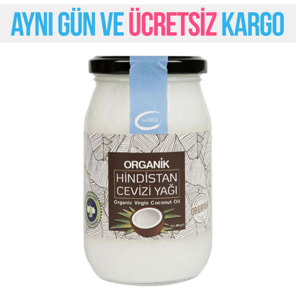 The LifeCo Organik Hindistan Cevizi Yağı 337 ml