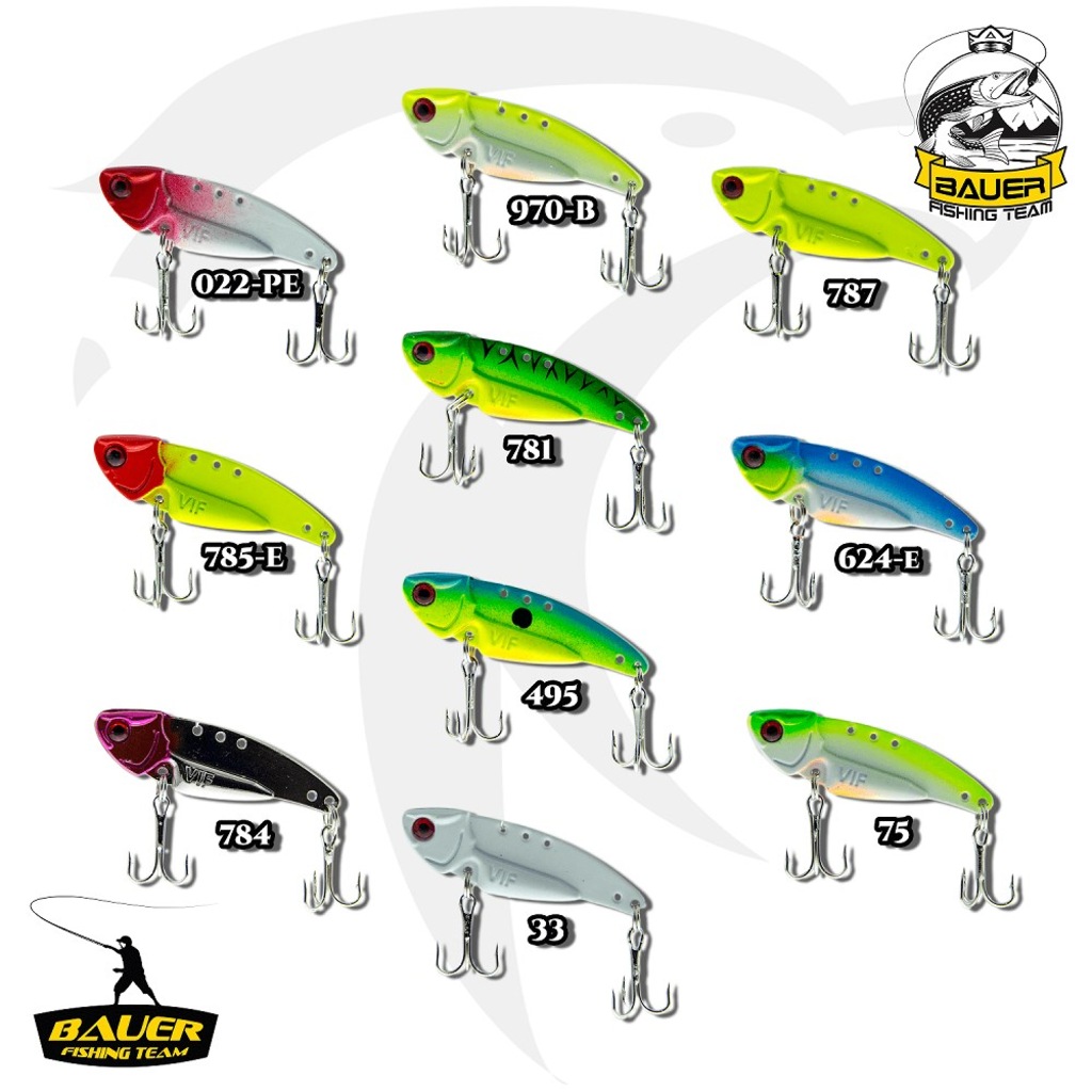 Bauer ZıncMetal Vibrasyon Suni Yem 5 Cm 9 Gr