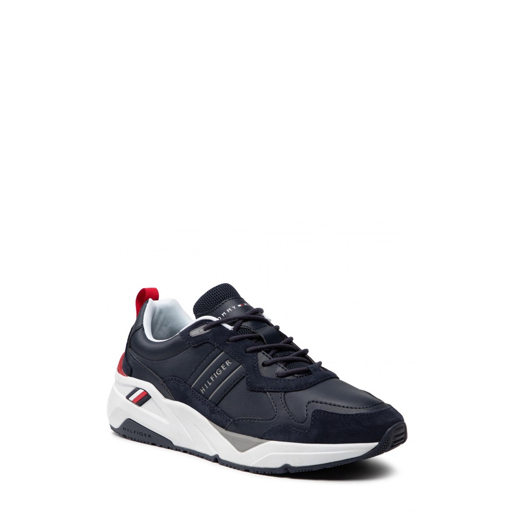 tommy hilfiger premium leather runner
