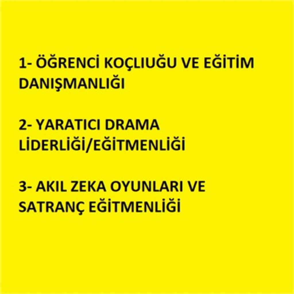 Akıl Zeka Oyunları, Yaratıcı Drama ve Öğrenci Koçluğu