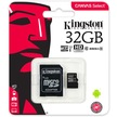 Kingston Canvas Select SDCS/32GB 32 GB MicroSDHC Class 10 UHS-I Hafıza Kartı + Adaptör