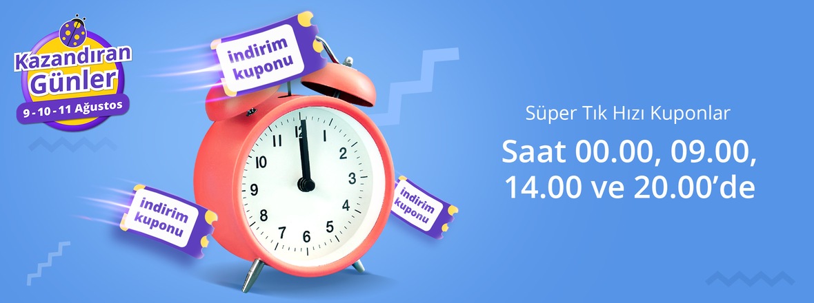 Süper Tık Hızı Kuponlar
