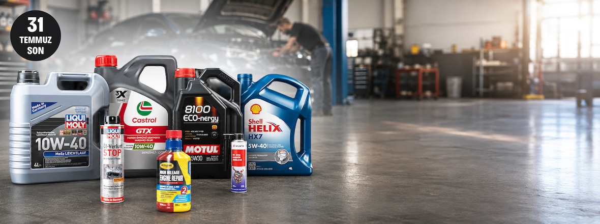  Motor Yağları ve Bakım Ürünlerini