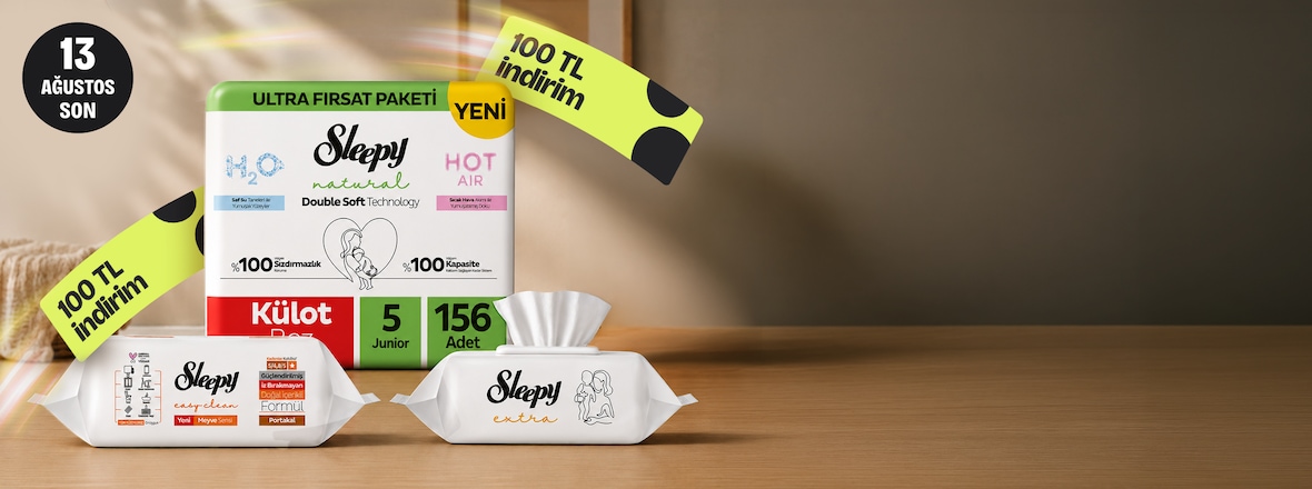 "sleepy100" Koduyla 100 TL Kupon