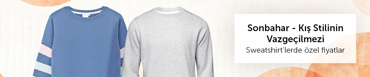 Sonbahar-Kış Stilin Vazgeçilmezleri - Sweatshirt