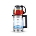 IMG-3578475499446708616 - NPO RAF R7898 Ledli 1500W Inox/Cam 2L Su Isıtıcı Kettle ve Demlik Süzgeçli Çay Makinesi - n11pro.com