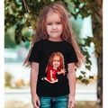 IMG-5174599651951262178 - Kişiye Özel Kız Çocuk Karikatürlü Siyah T-Shirt-2 (443508512) - n11pro.com