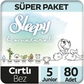 IMG-3645633328090301310 - Sleepy Bio Natural Bebek Bezi 5 Numara Junior Süper Paket 80 Adet - n11pro.com