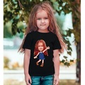 IMG-7845644634752445409 - Kişiye Özel Kız Çocuk Karikatürlü Siyah T-Shirt-4 (443508479) - n11pro.com