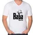 IMG-4705243666340971081 - Kişiye Özel Isimli Baba Godfather Tasarımlı V Yaka Tişört-5 - n11pro.com